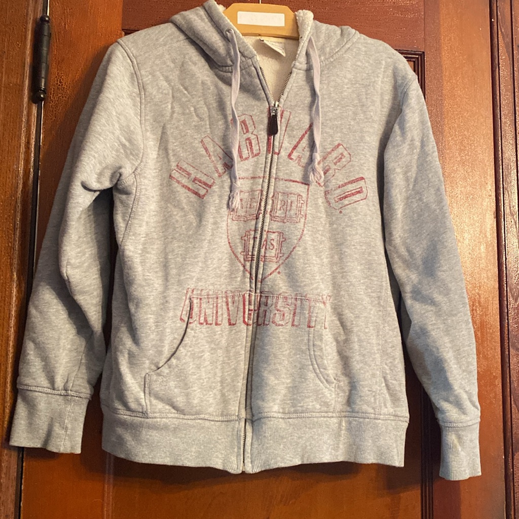 Harvard Fleece Lined Hoodie - Medium - Zippered W19 24l